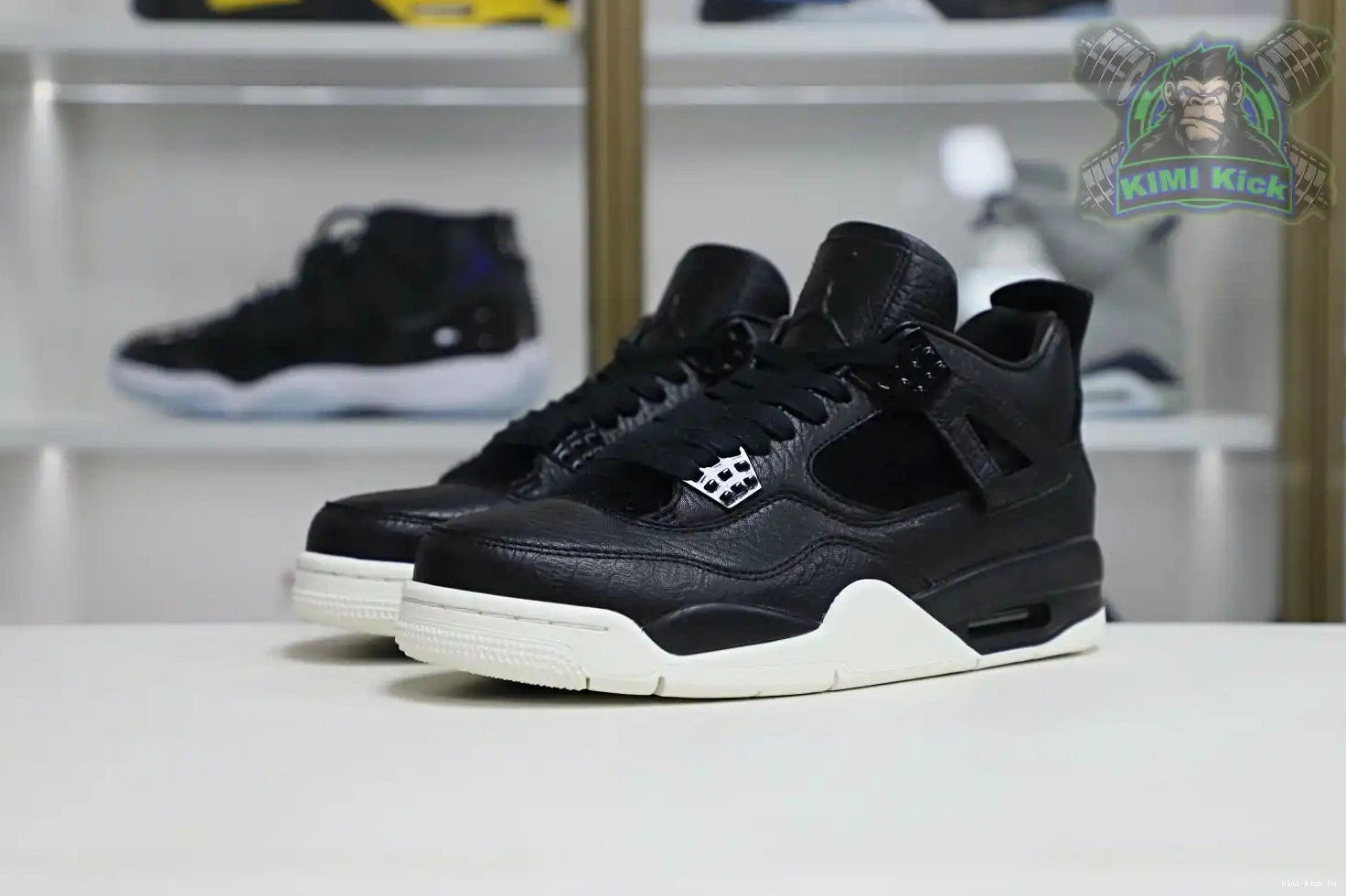 black retro Jordan Kimikick Air 4 ponyhair Jordan 0815